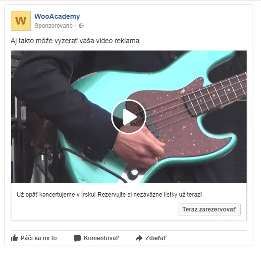 video reklama facebook