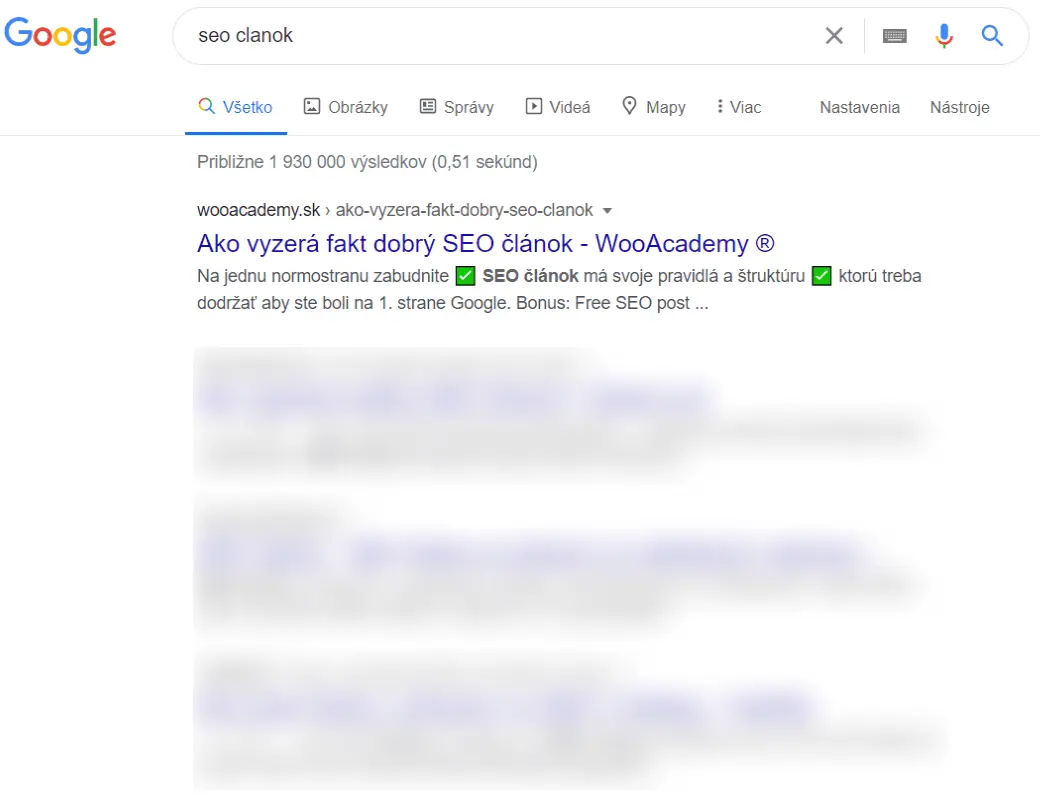 seo článok pre obsahový marketing