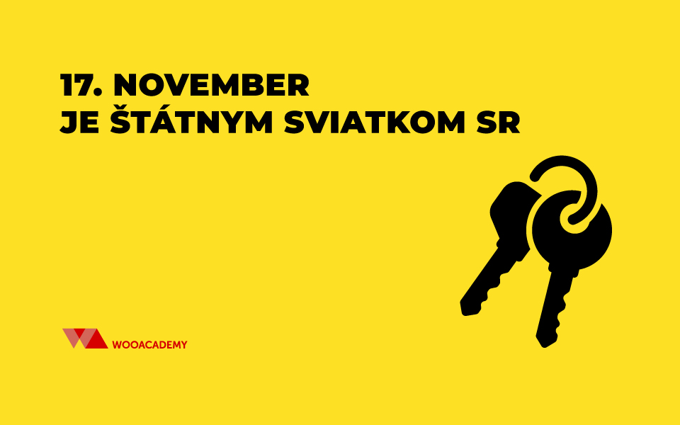 17. november je štátnym sviatkom SR